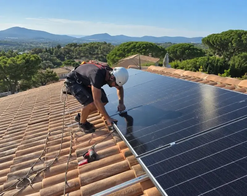 Installateur panneaux solaires Gunstett — pose photovoltaïque sur toiture
