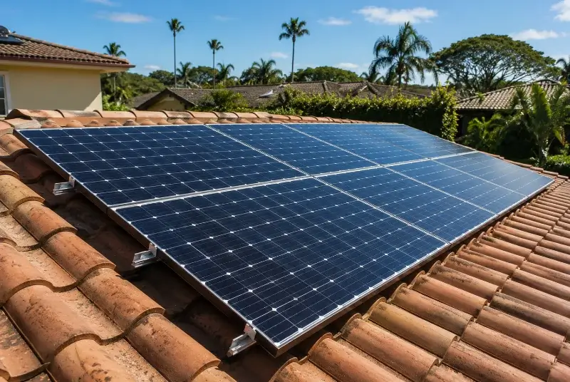 Installation de panneaux solaires à Gunstett